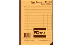 Favorit Regie-Rapporte 50x2 Blatt