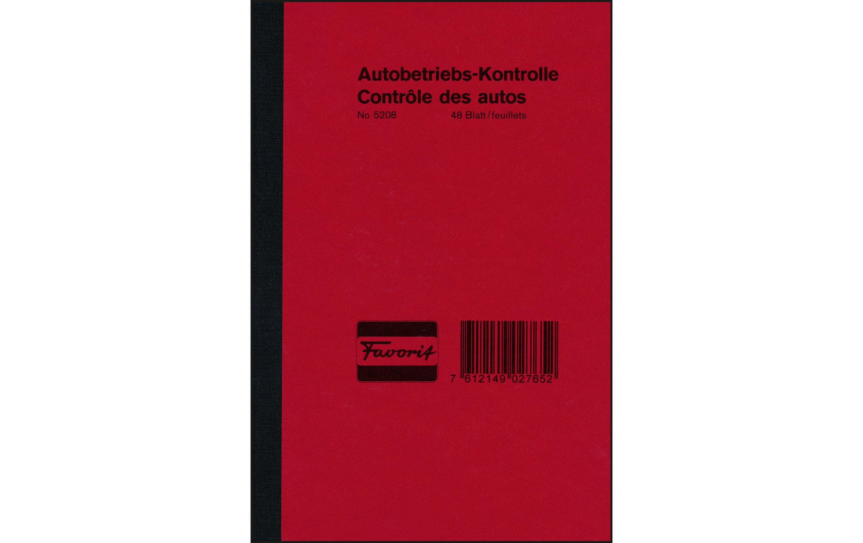 Favorit, Durchschreibeblock Autobetriebs-Ko