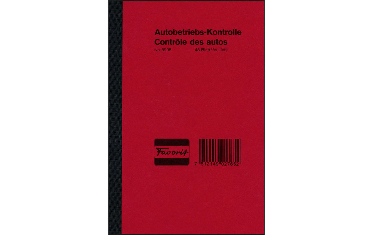 Favorit, Durchschreibeblock Autobetriebs-Ko