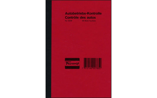 Favorit, Durchschreibeblock Autobetriebs-Ko