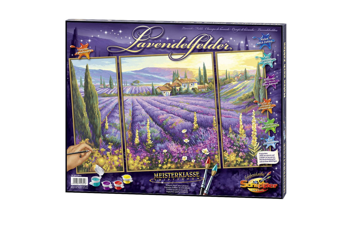 MNZ - Lavendelfelder (Triptychon)