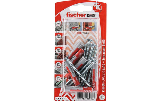 Fischer  534998 DUOPOWER 8X40 S K NV