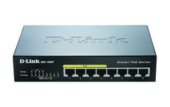 D-Link | DGS-1008P/E: 8 Port PoE-Switch | 4x PoE mit 15.4W, 1Gbps, ext. NT