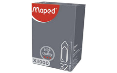 Maped Büroklammern 32mm metallfarbig