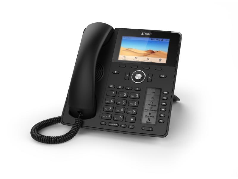snom | D785N Schwarz | SIP-Tischtelefon (ohne Bluetooth)
