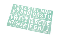 Linex: Schriftschablone Standart