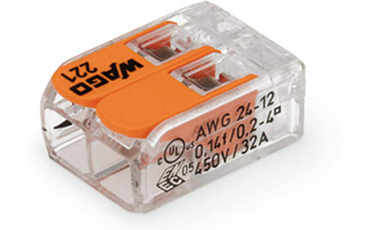 WAGO, Verbindungsklemme COMPACT 2-fach, 100