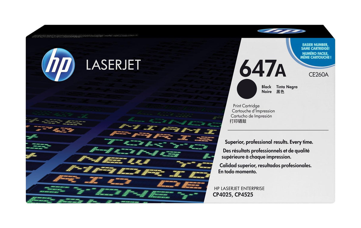 HP, Toner Nr. 647A (CE260A) Black