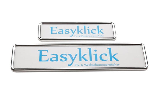 EASYKLICK Kennzeichenhalter Set