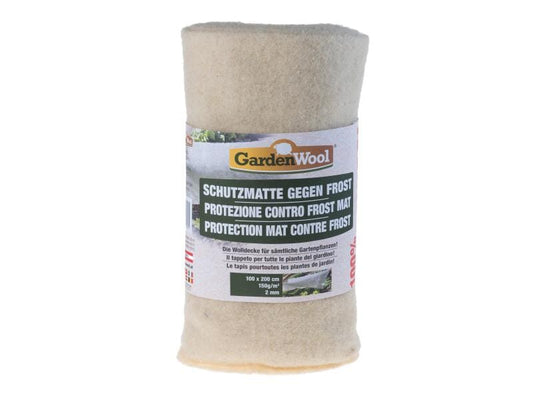 GardenWool | Frostschutzmatte naturweiss | 200 x 100 x 0.2 cm, 150g/m2