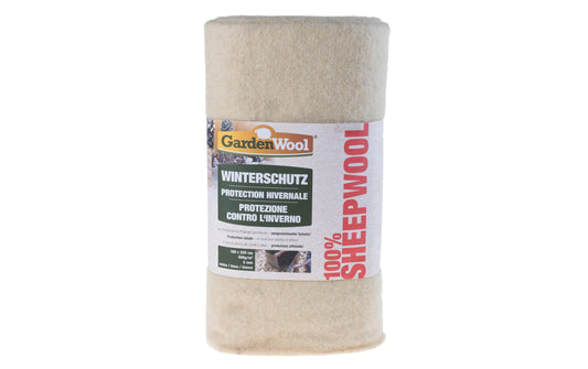GardenWool | Winterschutzmatte naturweiss | 200 x 100 x 0.5 cm, 500g/m2