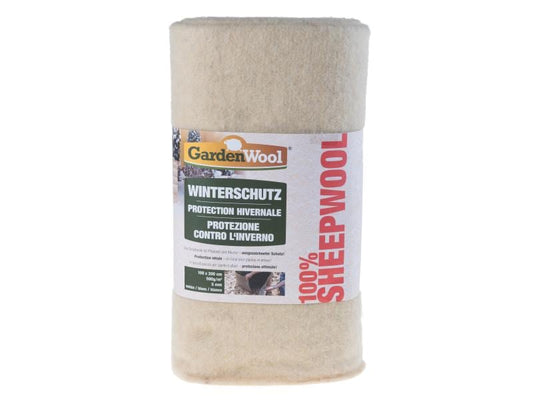 GardenWool | Winterschutzmatte naturweiss | 200 x 100 x 0.5 cm, 500g/m2