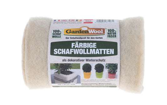 GardenWool | Winterschutzmatte farbig weiss | 200 x 20 x 0.5 cm, 300g/m2