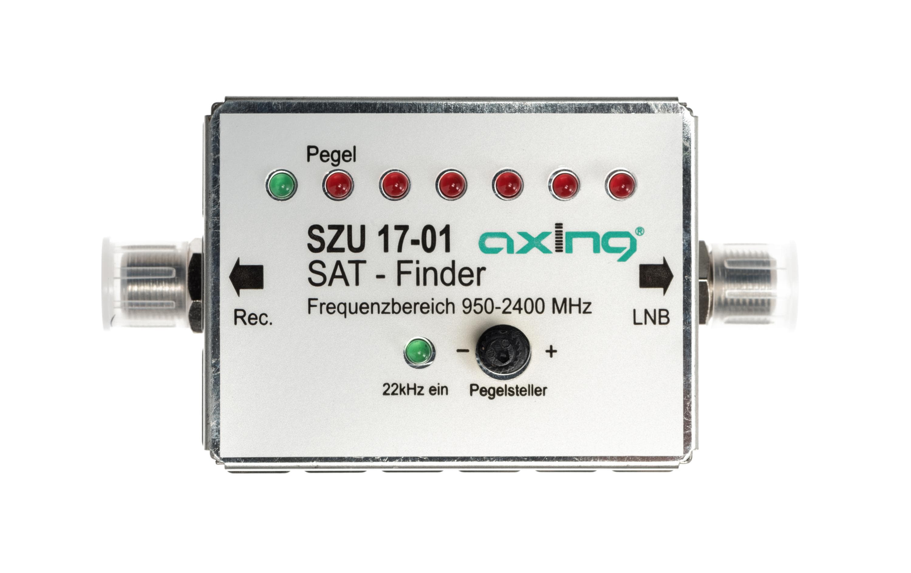 Sat Finder, Satellitenmessgerät