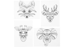Creativ Company Schrumpffolie Tiere