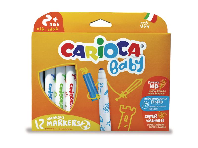 Carioca | Fasermaler Baby 2+ | 12er Pack