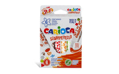 Carioca Fasermaler inkl. Stempel Stamperell