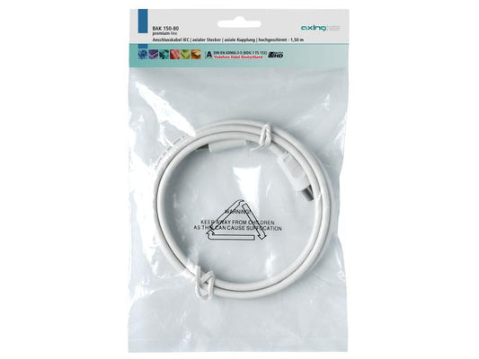 Axing | BAK 200-80 | Antennenkabel 2.0m, Koaxial, IEC, KDG1