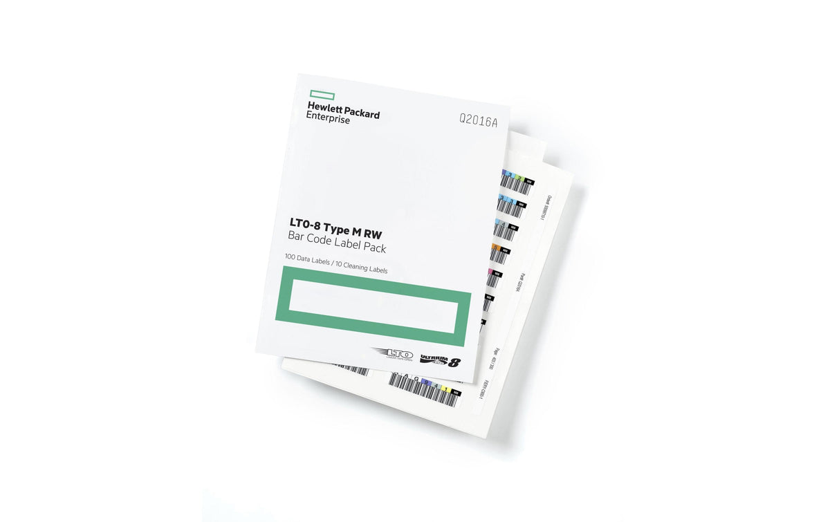 HPE Q2015A: 100 Strichcode Etiketten LTO-8