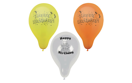 Papstar Ballons Happy Birthday 10er Pack