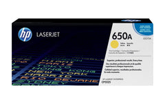 HP Toner 650A - Yellow (CE272A)