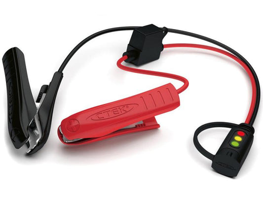 Ctek | Ladezustandsanzeige Comfort | Krokodilsklemmen, 150 cm Kabel