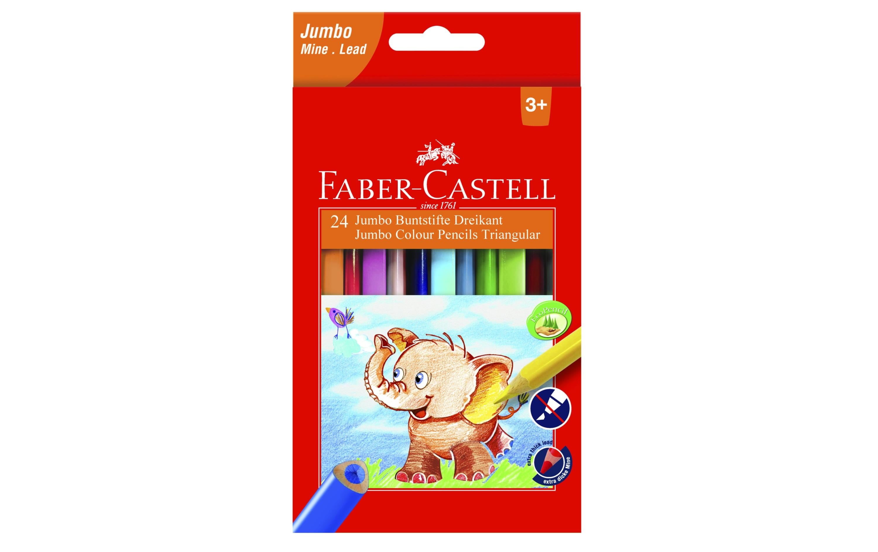Faber-Castell Farbstifte dreikant Jumbo