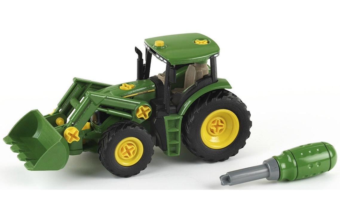 Klein-Toys JD Traktor + Frontlader