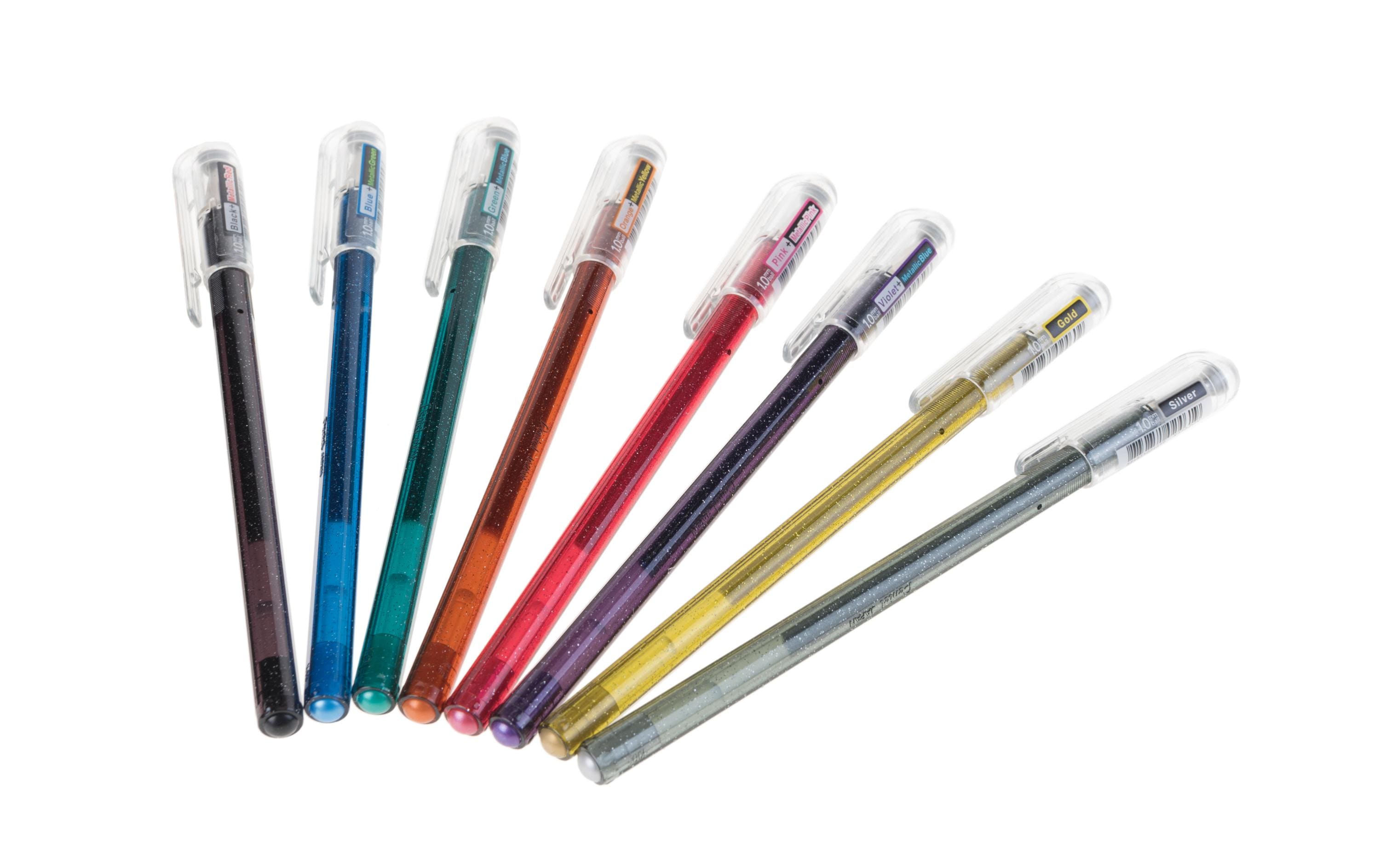 Pentel Hybrid Roller Gel Dual Metallic 1mm