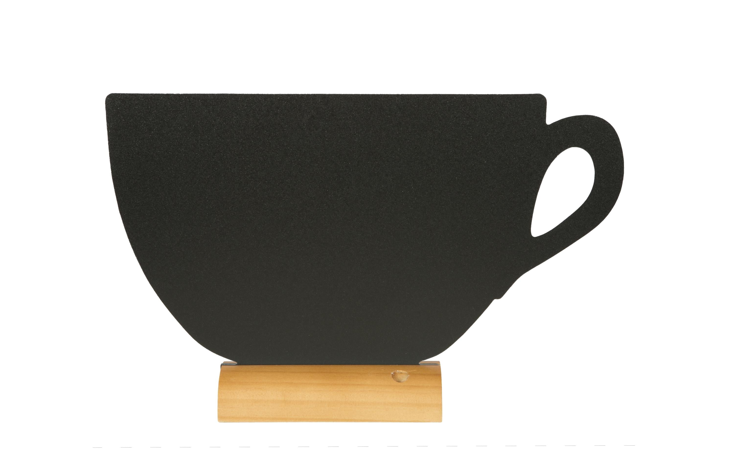 Securit Tischkreidetafel Silhouette Tasse