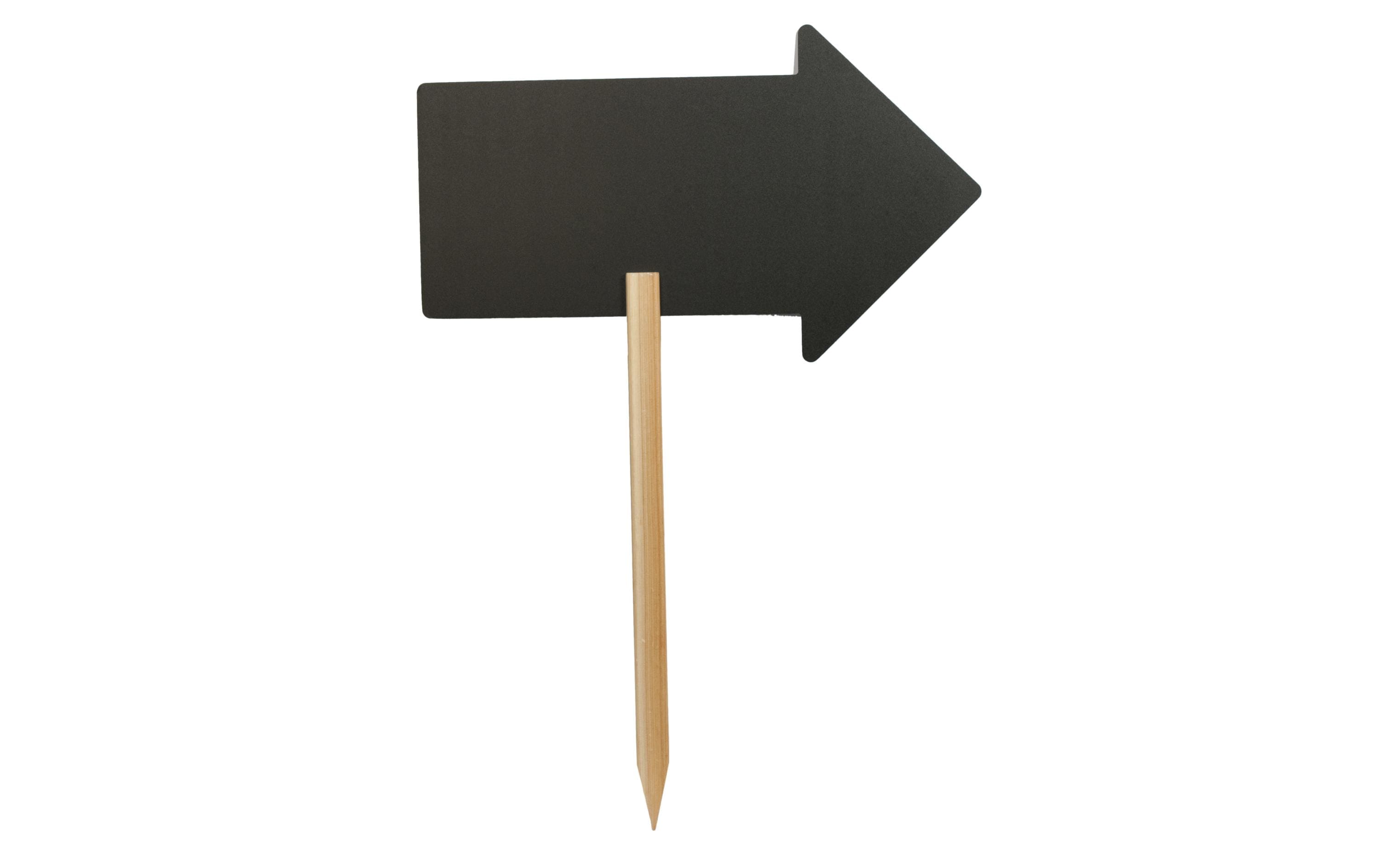 Securit Kreidetafel Gartenstecker Pfeil
