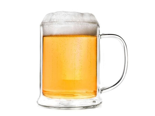 Creano | Bierglas doppelwandig 500ml | 500ml, Thermoglas