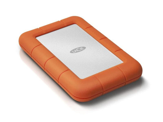 LaCie | Rugged Mini 2.5 2TB | USB 3.0, 5400rpm, silber/orange