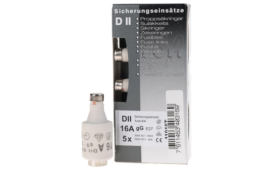 Sicherungseinsätze DT II 16A