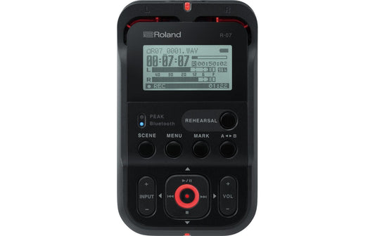 Roland | R-07, schwarz | Audio Recorder, schwarz