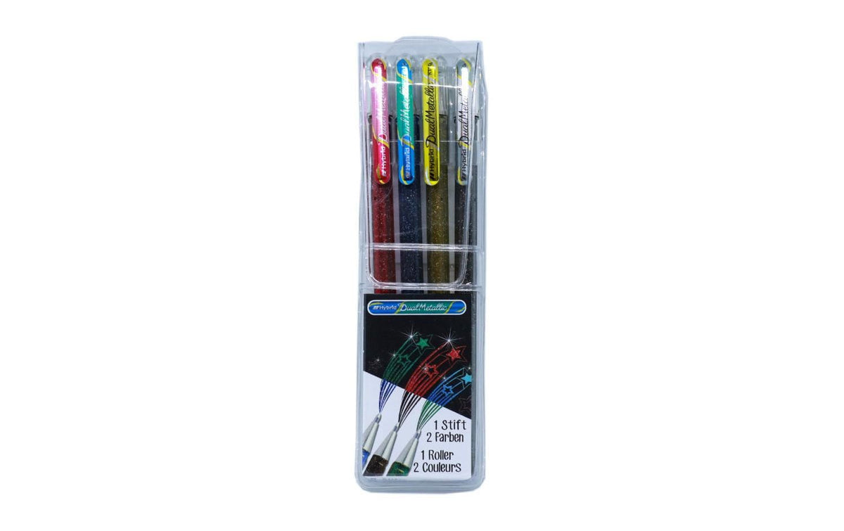 Pentel Hybrid Roller Gel Dual Metallic 1mm