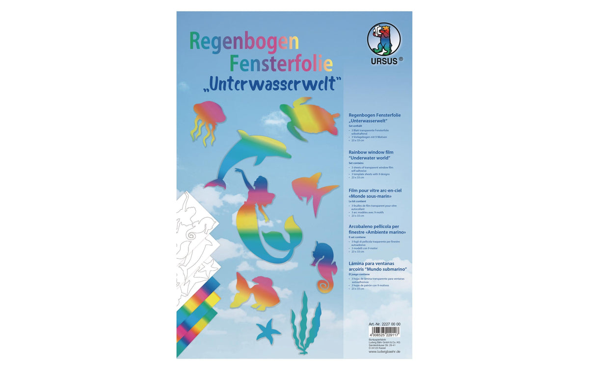 URSUS Fensterfolie Regenbogen