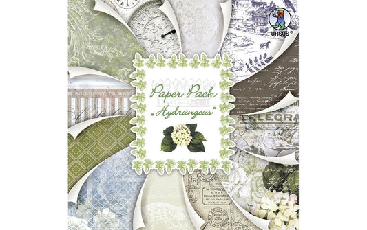 URSUS Designpapier Hydrangeas