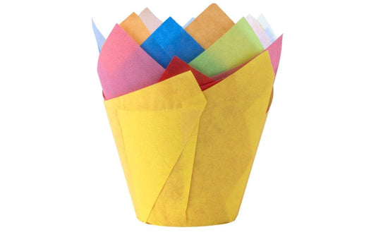 Demmler | Muffin Backform Tulip Wraps Uni | 24 Stück