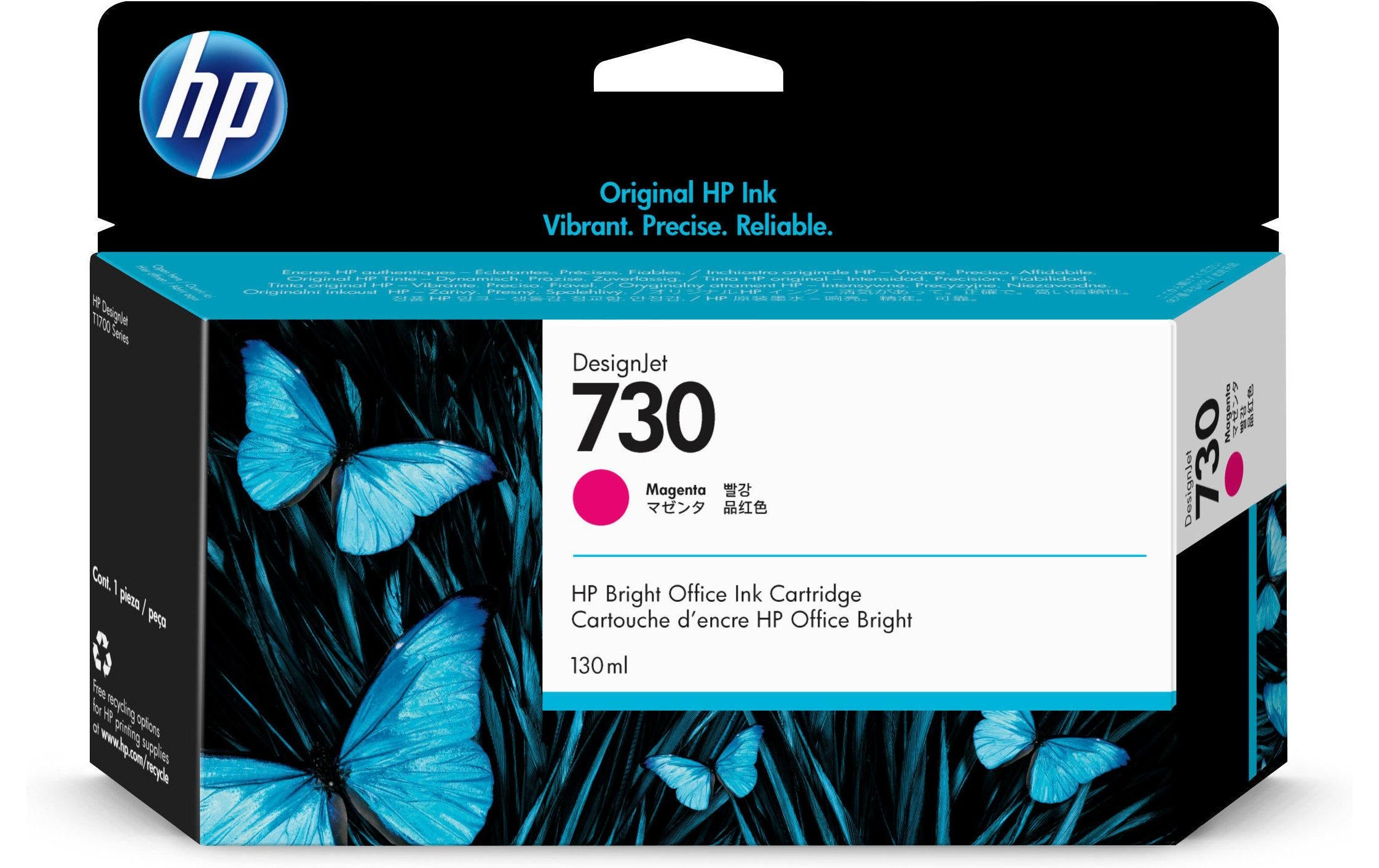 HP, Tinte Nr. 730 (P2V63A) Magenta