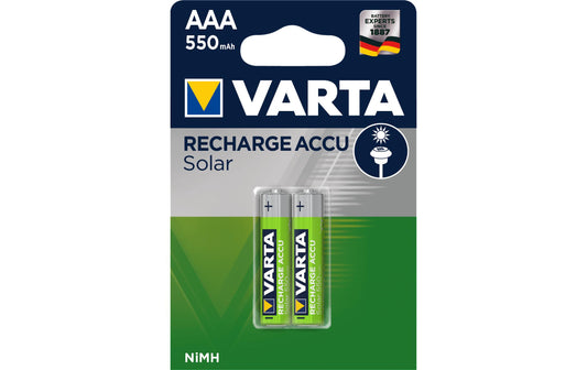 Varta | Akku Solar AAA 550mAh, 2Stk, Blister