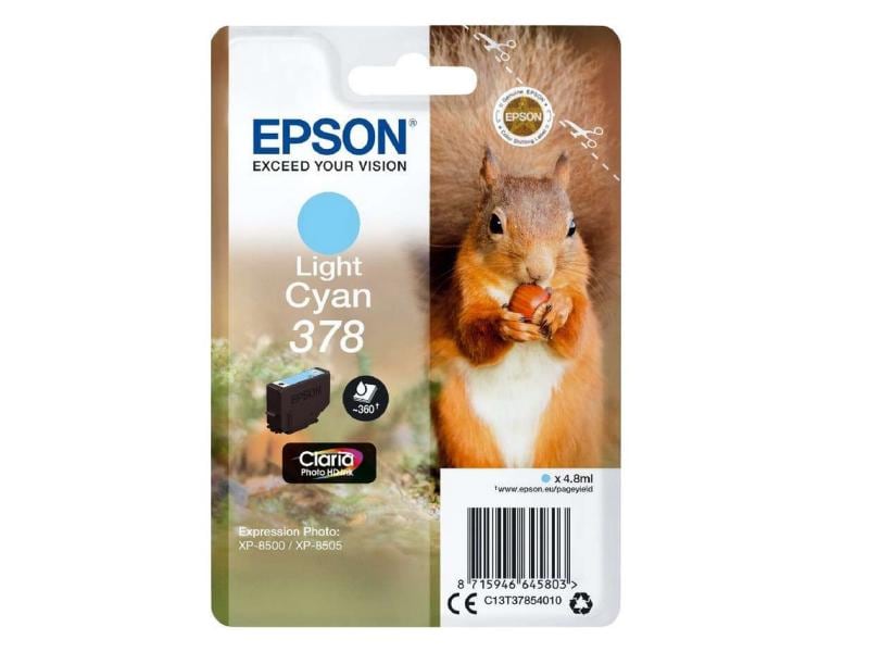 Epson | Tinte 378 / C13T37854010 | Light Cyan