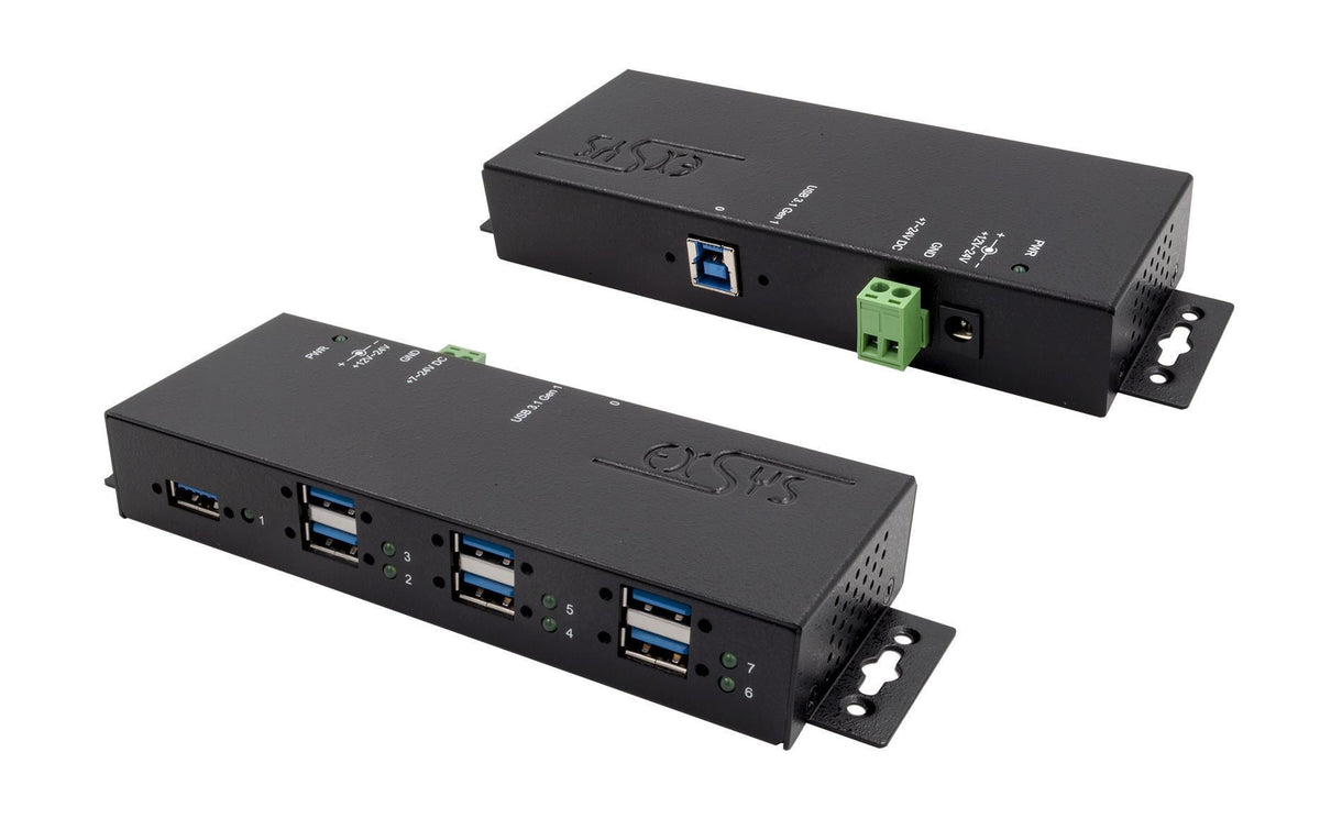EXSYS EX-1189HMVS-3, 7x USB 3.0, Metall,