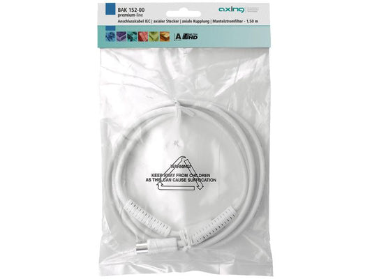 Axing | BAK 992-00 | Antennenkabel 10m, Koaxial, IEC, MF