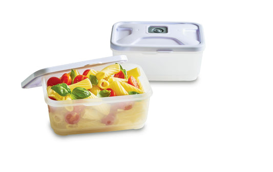 Solis | Vakuumier-Box 2er Set | Inhalt: 600ml, 14x6.5x11.5 cm