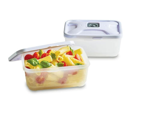 Solis | Vakuumier-Box 2er Set | Inhalt: 600ml, 14x6.5x11.5 cm
