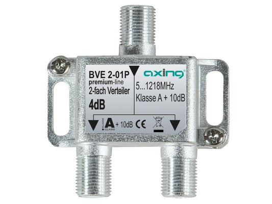 Axing | BVE 2-01P | 2-fach Verteiler, 51218 MHz, Bauform 01