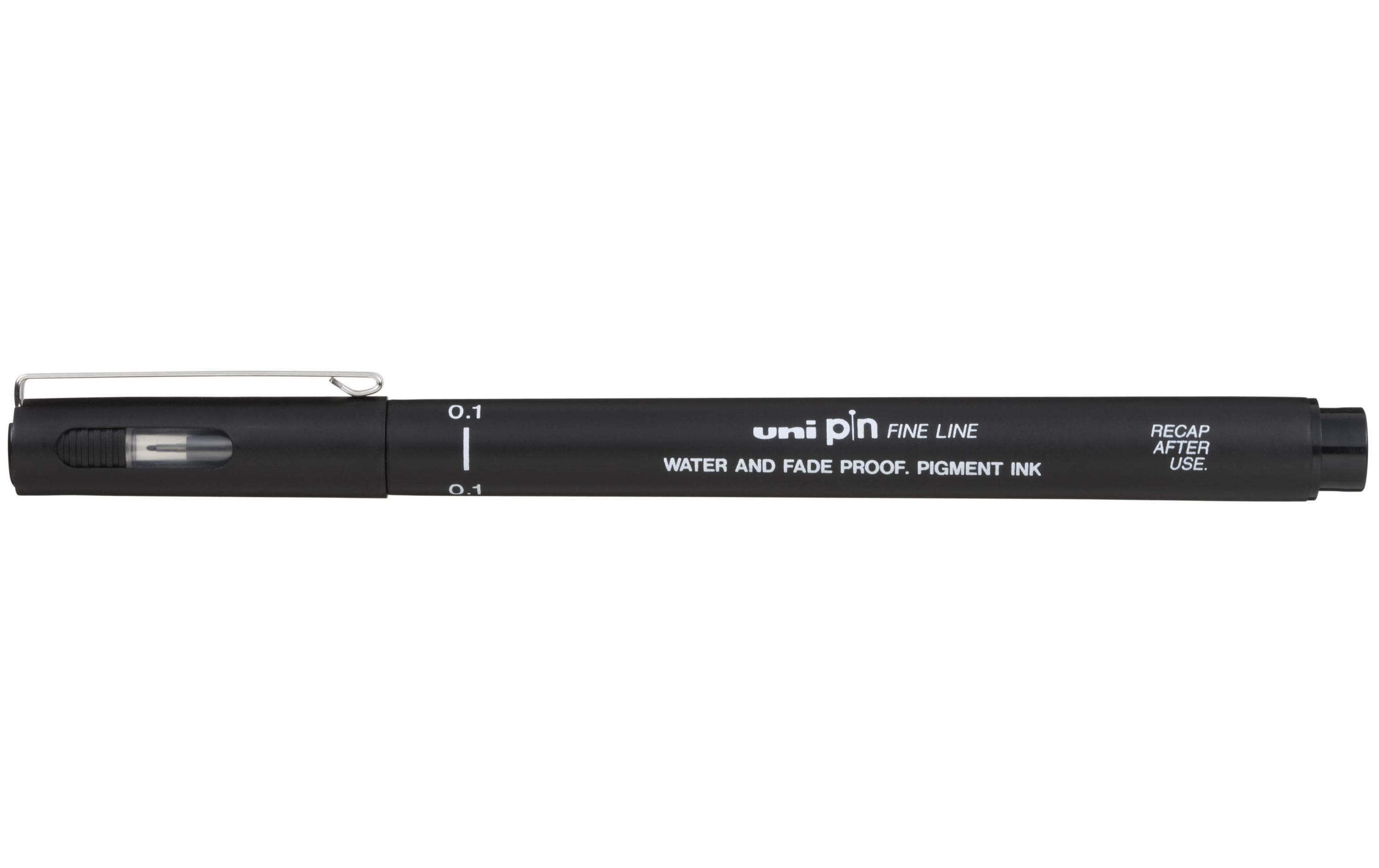 Uni, Fineliner PIN 0.1 mm, Schwarz