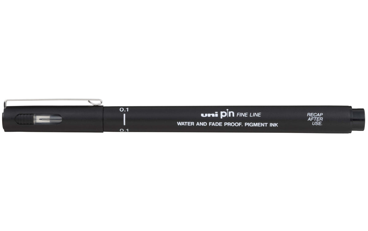 Uni, Fineliner PIN 0.1 mm, Schwarz