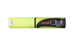 Uni, Kreidemarker Uni CHALK 8 mm Fluo Gelb